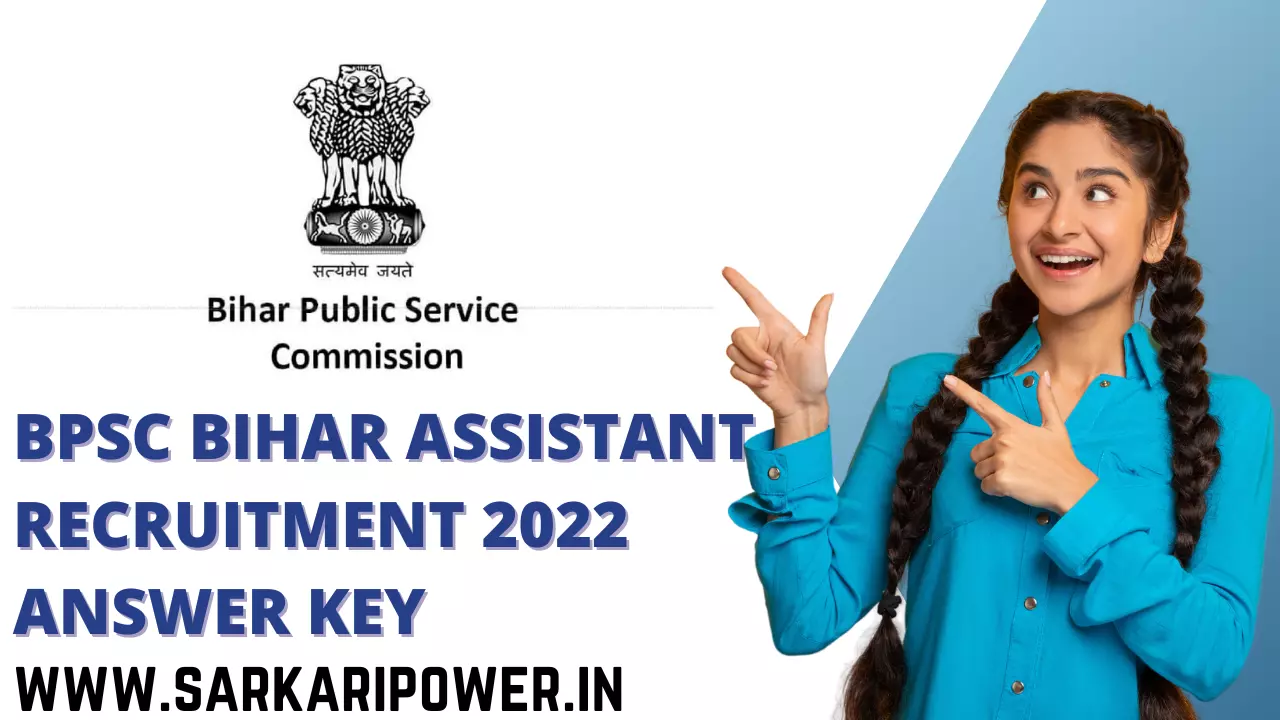 BPSC Bihar Assistant Recruitment 2022 Answer Key