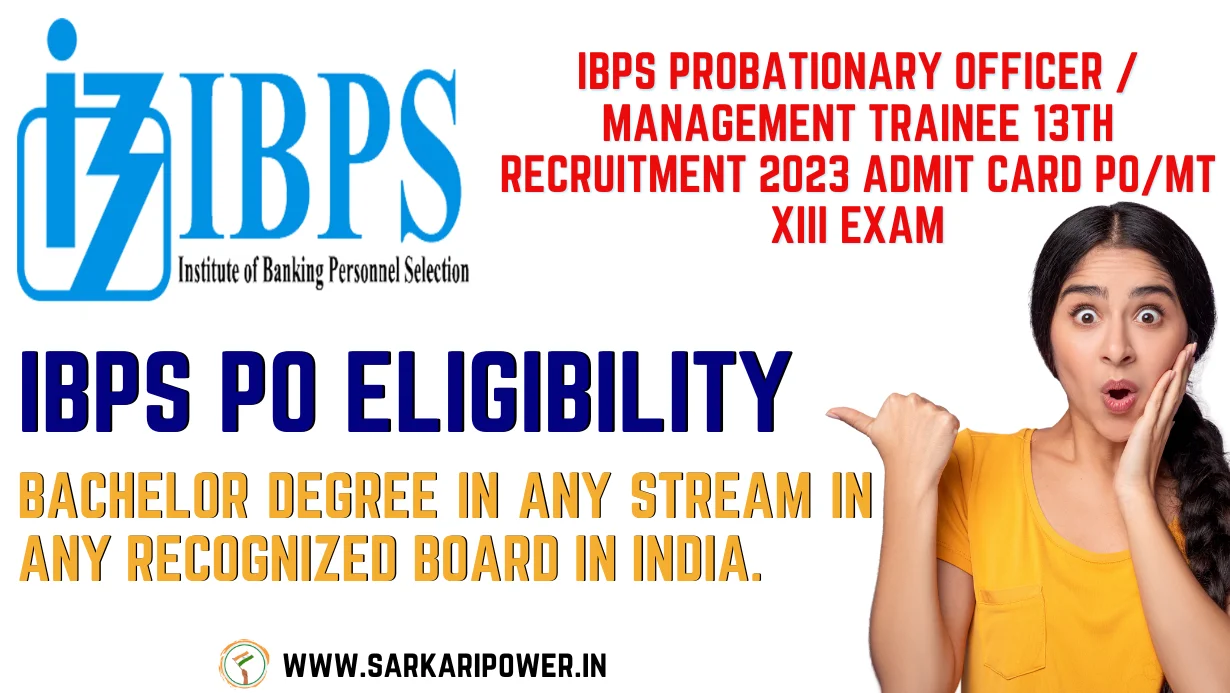 IBPS PO 13 Recruitment 2023