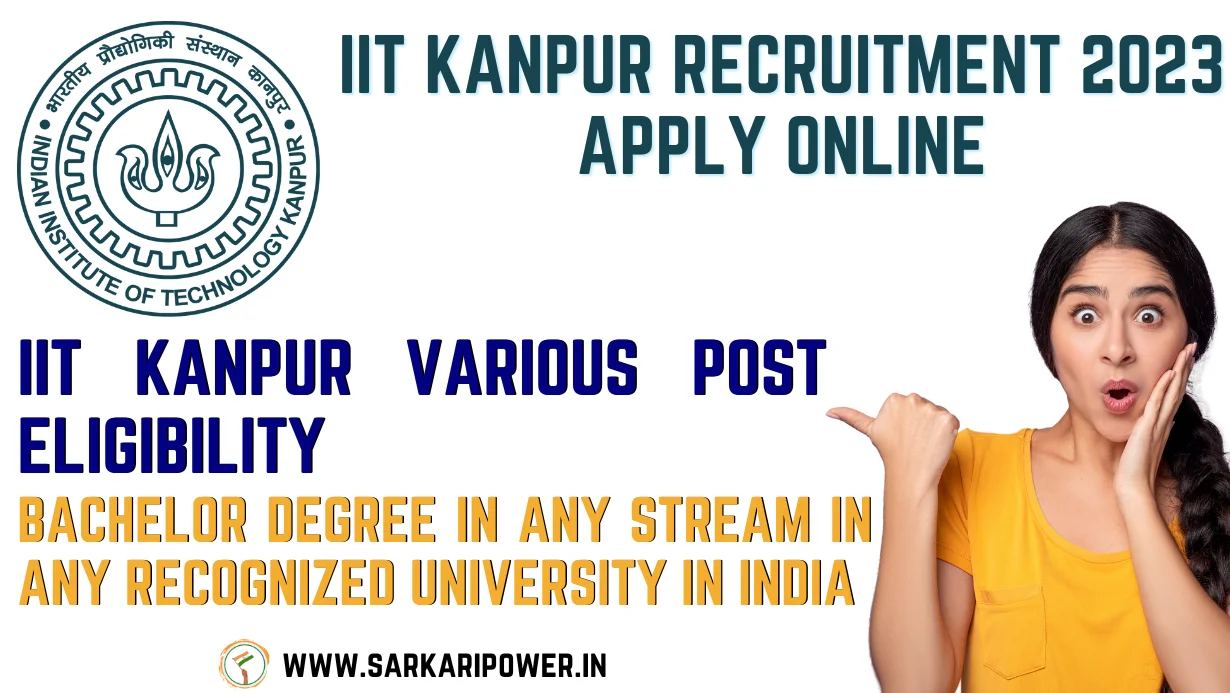 IIT Kanpur Recruitment 2023 Apply Online