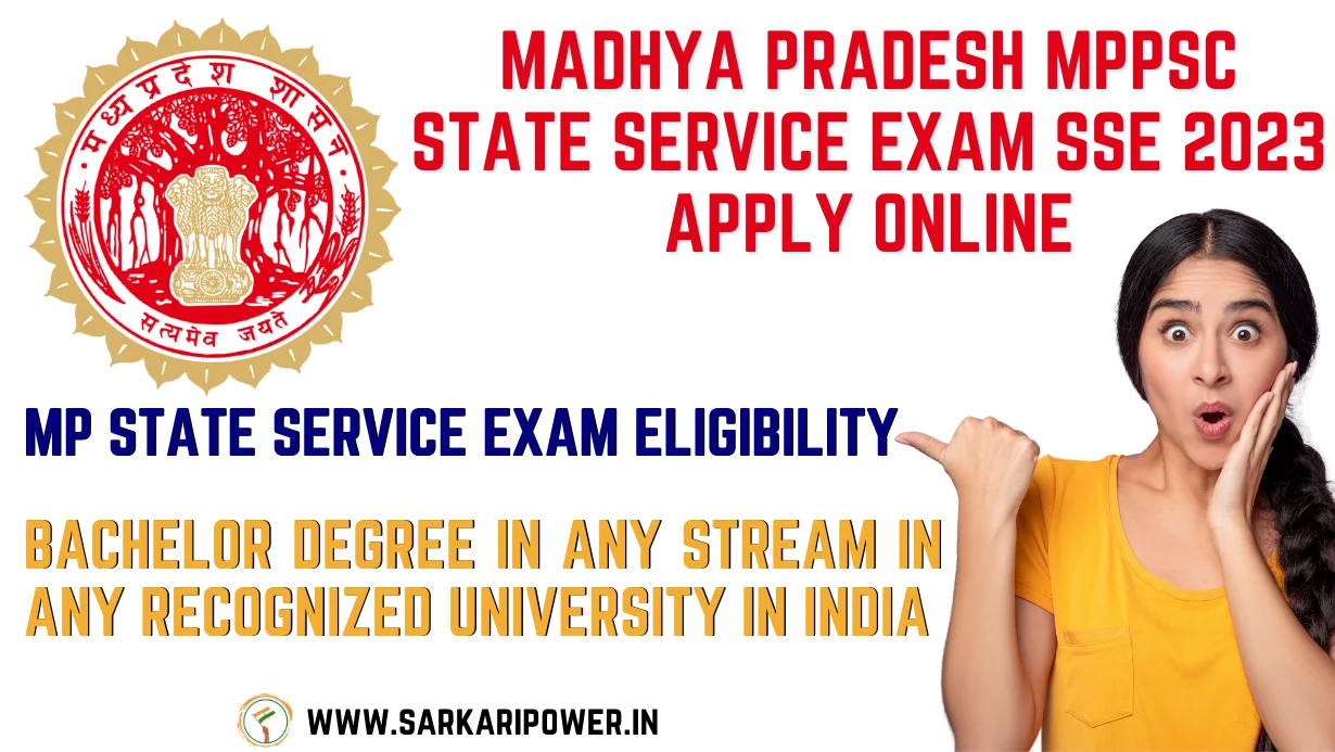 Madhya Pradesh MPPSC State Service Exam SSE 2023