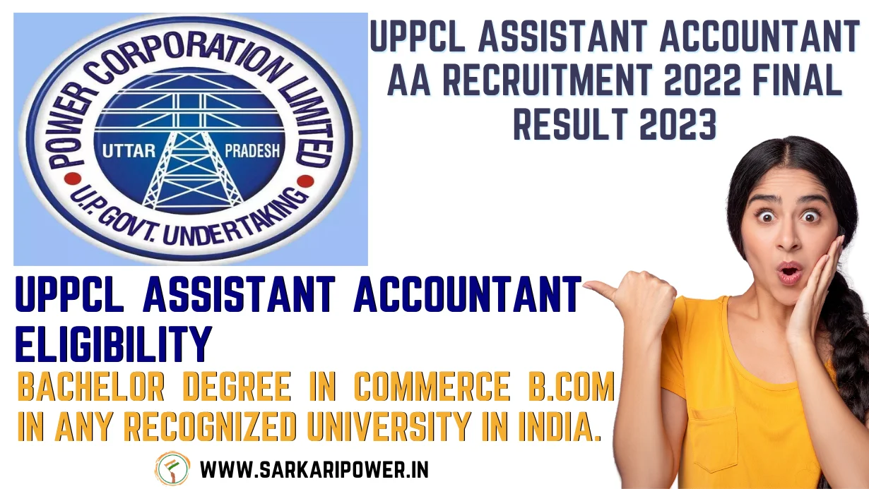 UPPCL Assistant Accountant AA Recruitment 2022 Final Result 2023