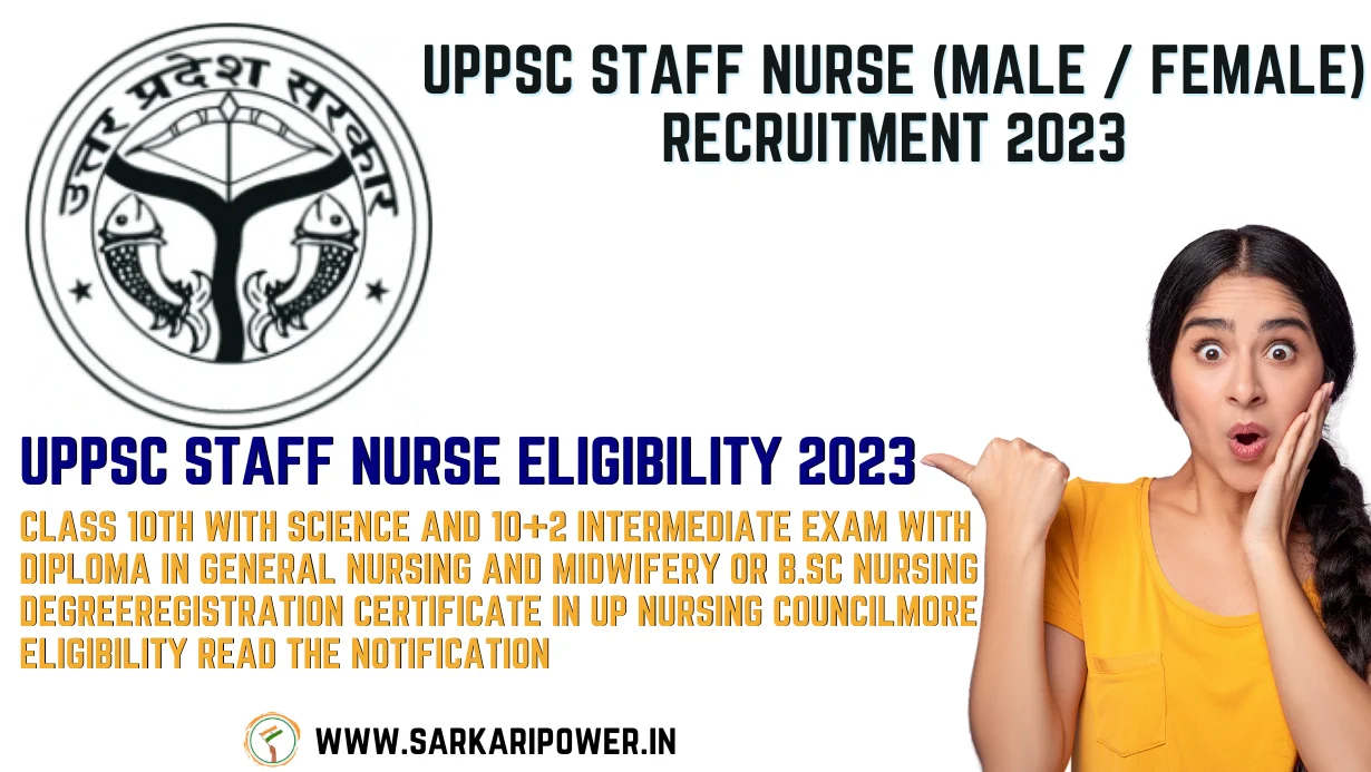 UPPSC Staff Nurse Eligibility 2023