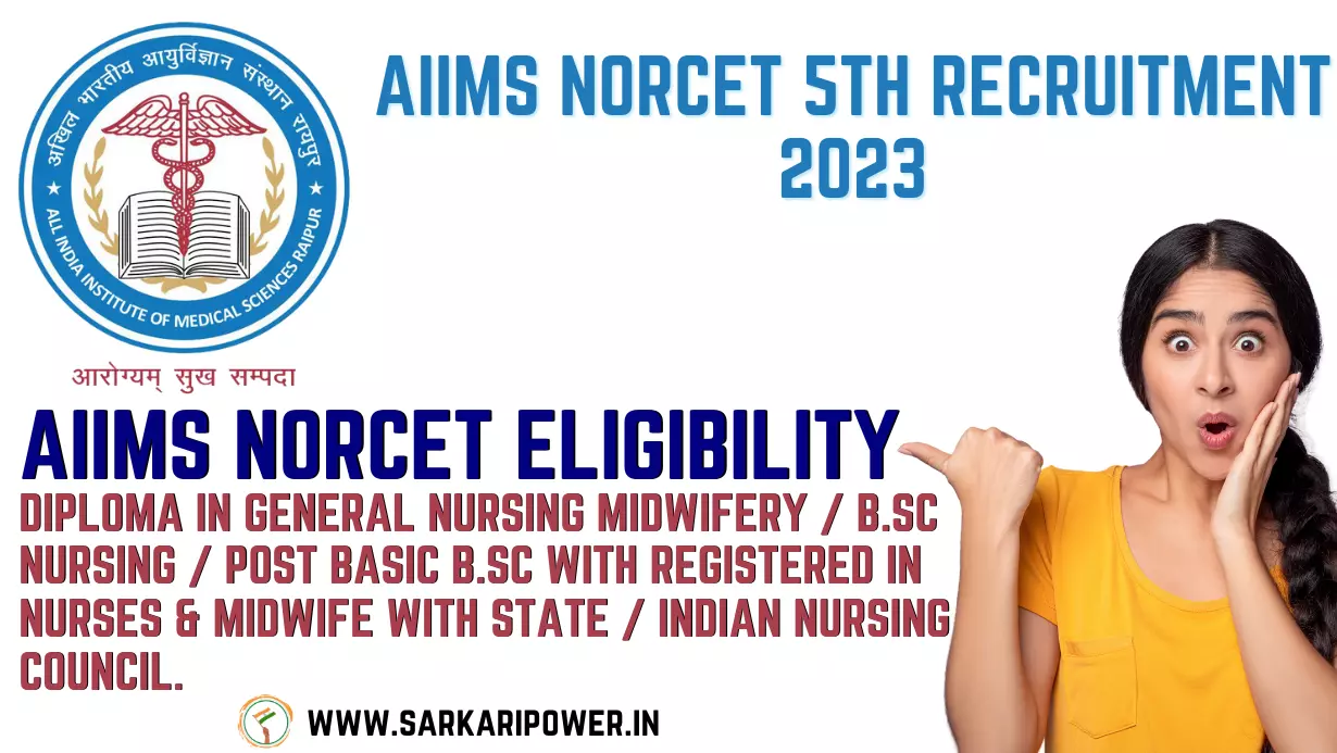 AIIMS NORCET 5th Recruitment 2023