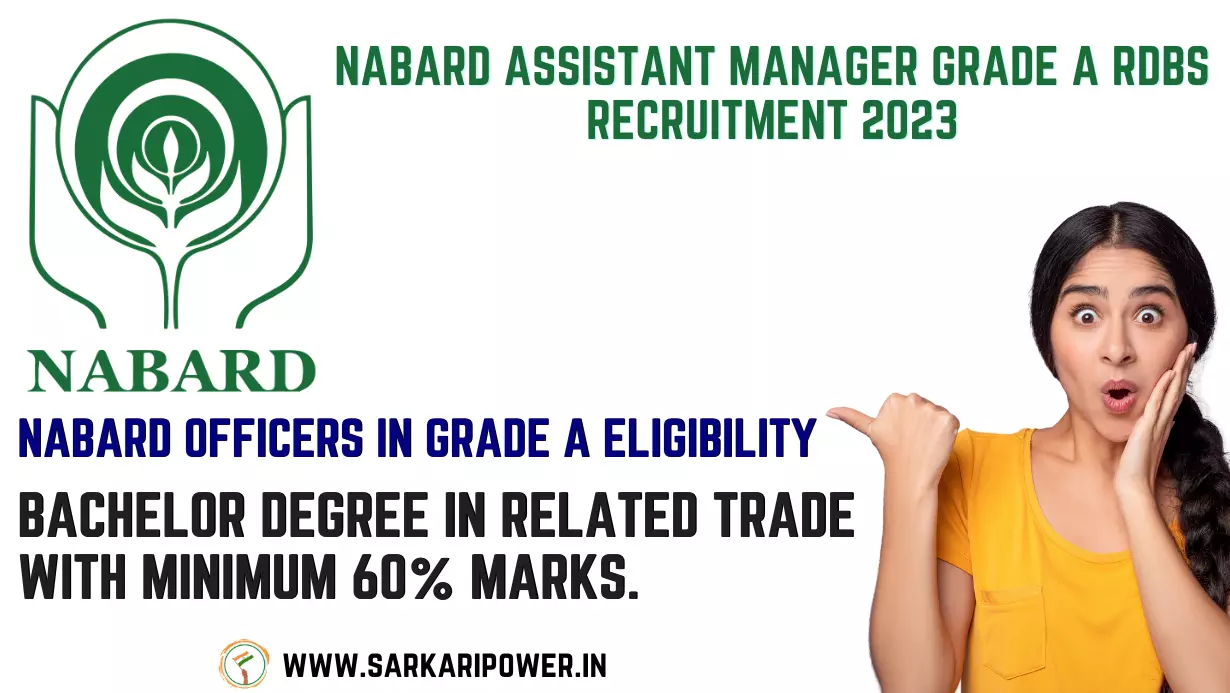 Nabard Assistant Manager Grade A RDBS Recruitment 2023