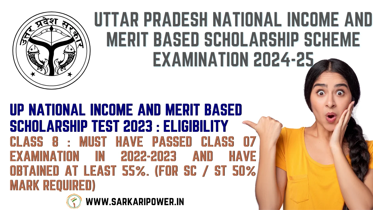 Uttar Pradesh National and Merit Based Scholarship Scheme