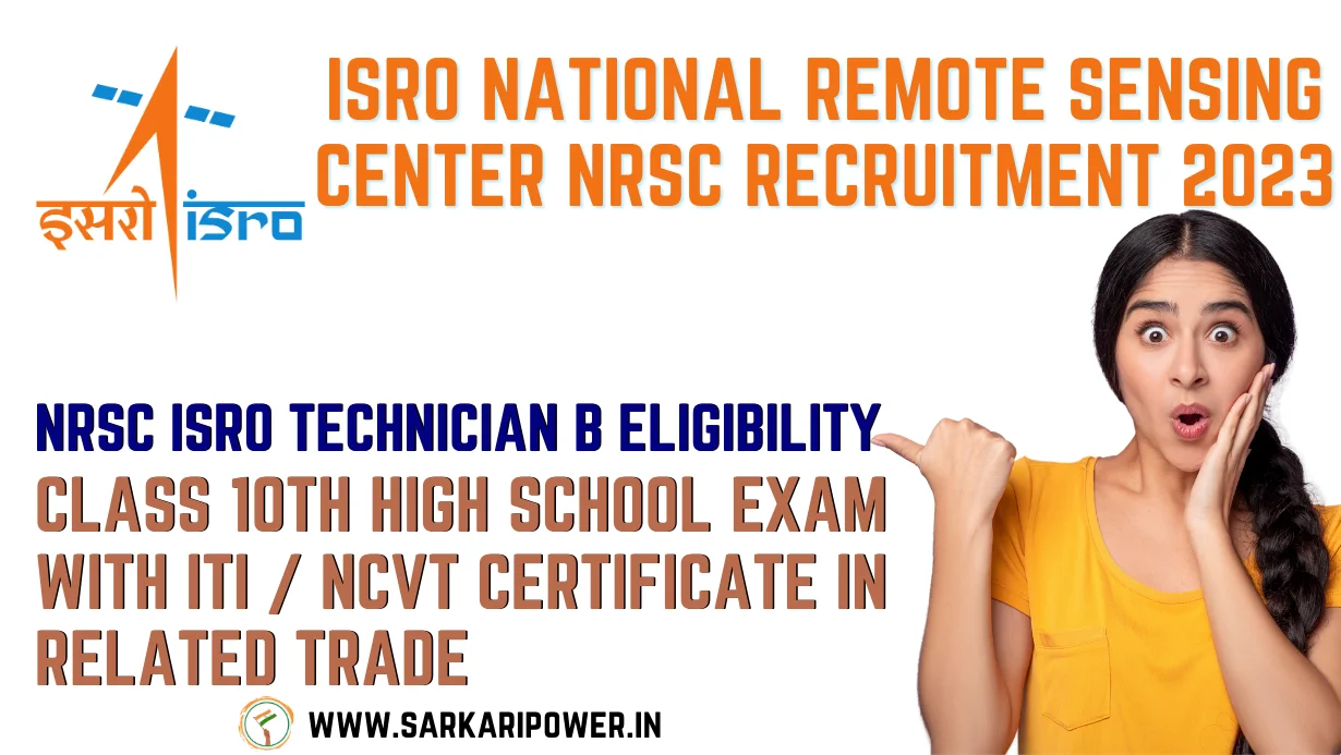 ISRO National Remote Sensing Center NRSC Recruitment 2023